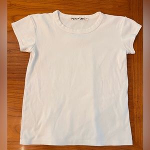 Michael Stars white short sleeve T-shirt size small 0S